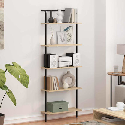 vidaXL Bücherregal Sonoma-Eiche 60 x 24 x 168 cm Holzwerkstoff