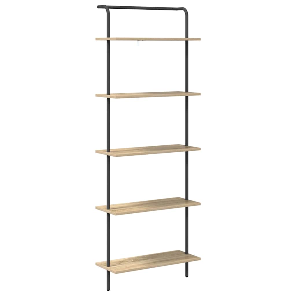 vidaXL Bücherregal Sonoma-Eiche 60 x 24 x 168 cm Holzwerkstoff