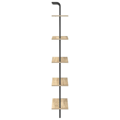 vidaXL Bücherregal Sonoma-Eiche 60 x 24 x 168 cm Holzwerkstoff