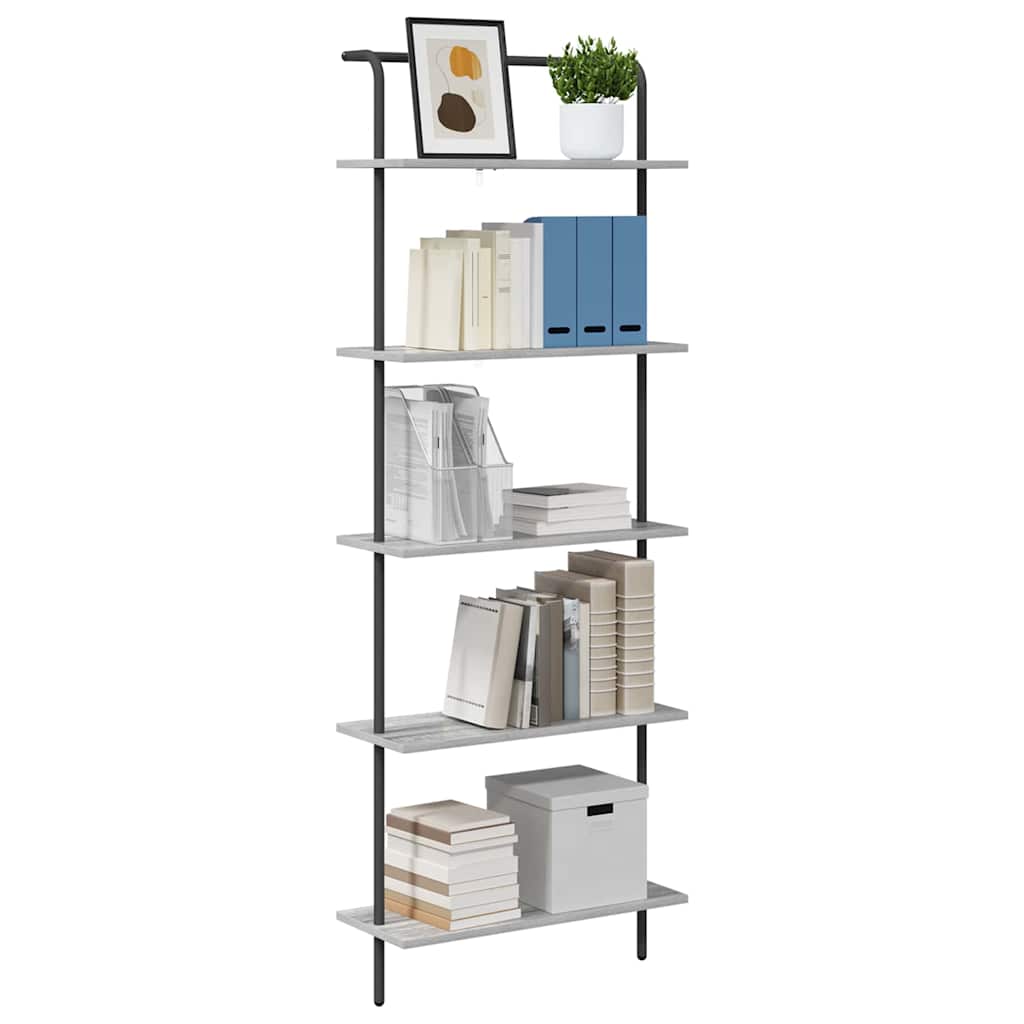 Bücherregal Graues Sonoma 60 x 24 x 168 cm Holzwerkstoff