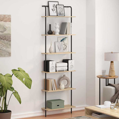 vidaXL Bücherregal Sonoma-Eiche 60 x 24 x 203 cm Holzwerkstoff
