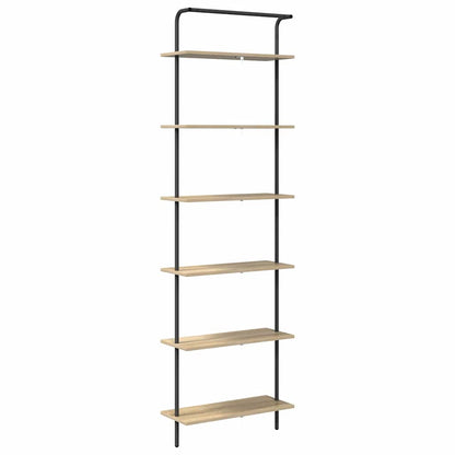 vidaXL Bücherregal Sonoma-Eiche 60 x 24 x 203 cm Holzwerkstoff