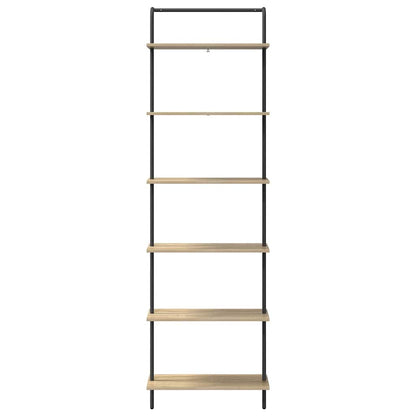 vidaXL Bücherregal Sonoma-Eiche 60 x 24 x 203 cm Holzwerkstoff