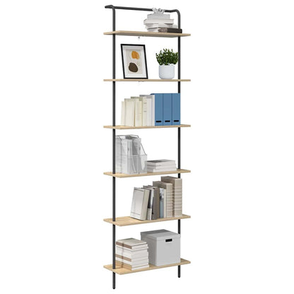 vidaXL Bücherregal Sonoma-Eiche 60 x 24 x 203 cm Holzwerkstoff