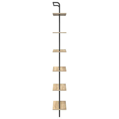 vidaXL Bücherregal Sonoma-Eiche 60 x 24 x 203 cm Holzwerkstoff