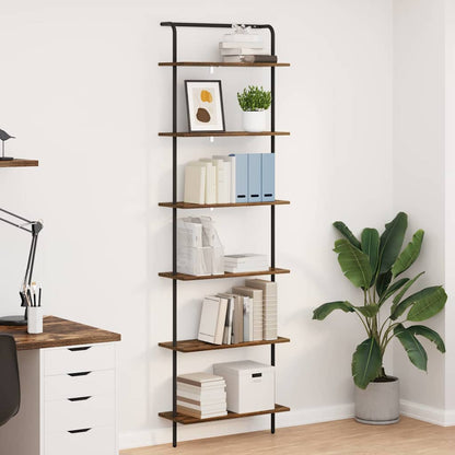 vidaXL Bücherregal Geräucherte Eiche 60 x 24 x 203 cm Holzwerkstoff