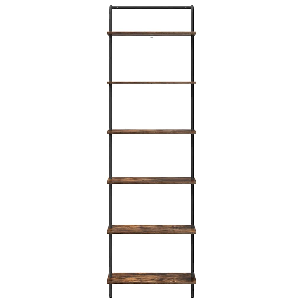 vidaXL Bücherregal Geräucherte Eiche 60 x 24 x 203 cm Holzwerkstoff