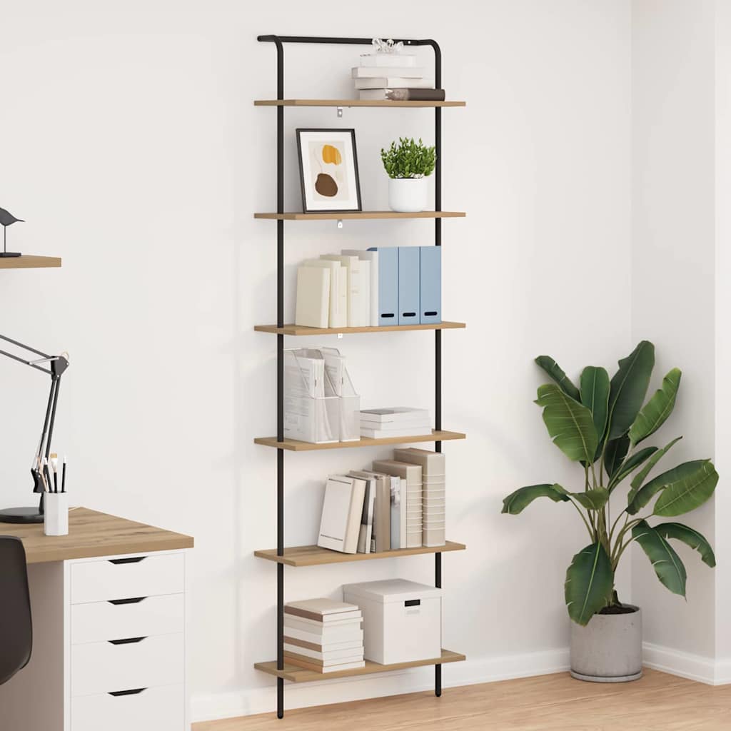 vidaXL Bücherregal Artisan-Eiche 60 x 24 x 203 cm Holzwerkstoff