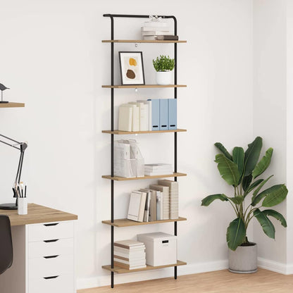 vidaXL Bücherregal Artisan-Eiche 60 x 24 x 203 cm Holzwerkstoff