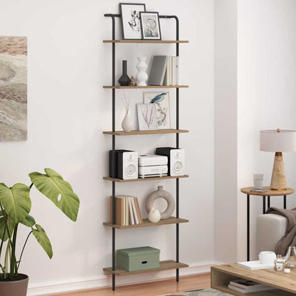 vidaXL Bücherregal Artisan-Eiche 60 x 24 x 203 cm Holzwerkstoff