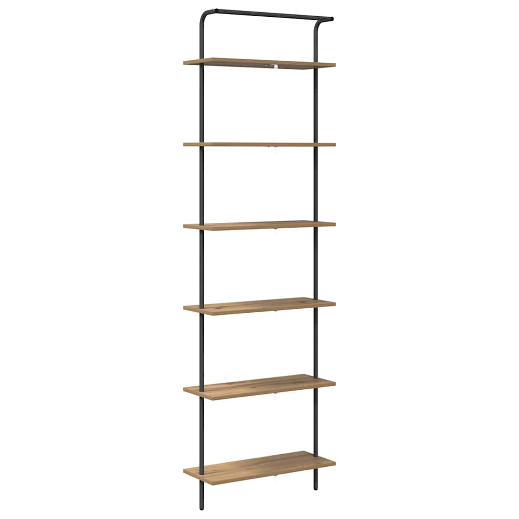 vidaXL Bücherregal Artisan-Eiche 60 x 24 x 203 cm Holzwerkstoff
