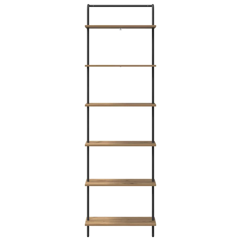 vidaXL Bücherregal Artisan-Eiche 60 x 24 x 203 cm Holzwerkstoff