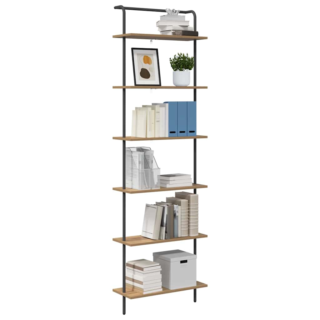 vidaXL Bücherregal Artisan-Eiche 60 x 24 x 203 cm Holzwerkstoff