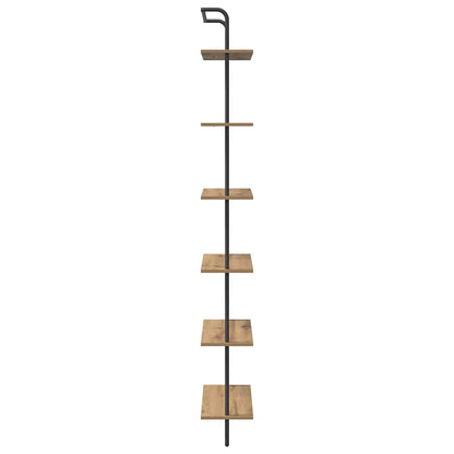 vidaXL Bücherregal Artisan-Eiche 60 x 24 x 203 cm Holzwerkstoff