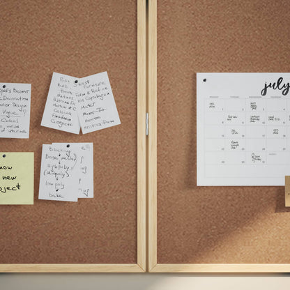 Info-Tafel Braun 80 x 80 x 1,4 cm Massivholz Kiefer