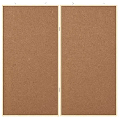 Info-Tafel Braun 80 x 80 x 1,4 cm Massivholz Kiefer