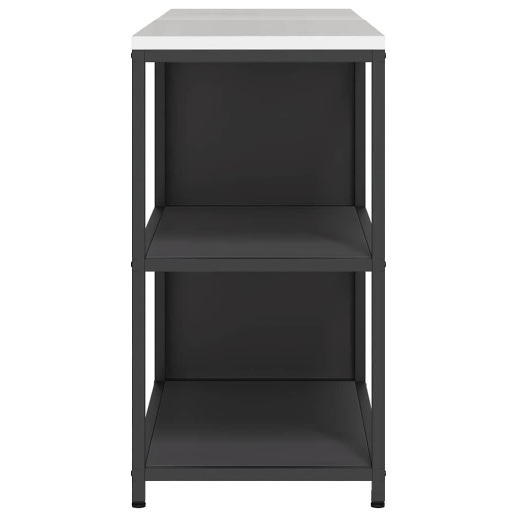 vidaXL Aufbewahrungsset für die Küche mit Regal mit Tür 2 pcs Schwarz