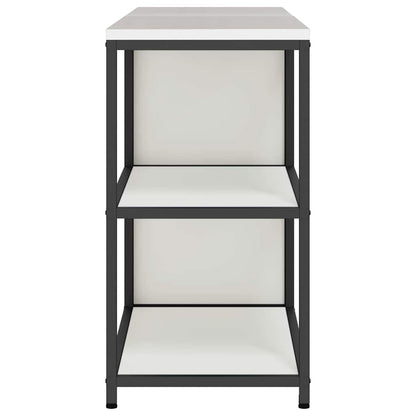 vidaXL Ensemble de rangement de cuisine 2 pcs Blanc Acier laminé à froid