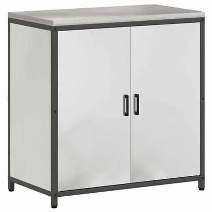 vidaXL Aufbewahrungsset für die Küche 2 pcs Silber Verzinkter Stahl