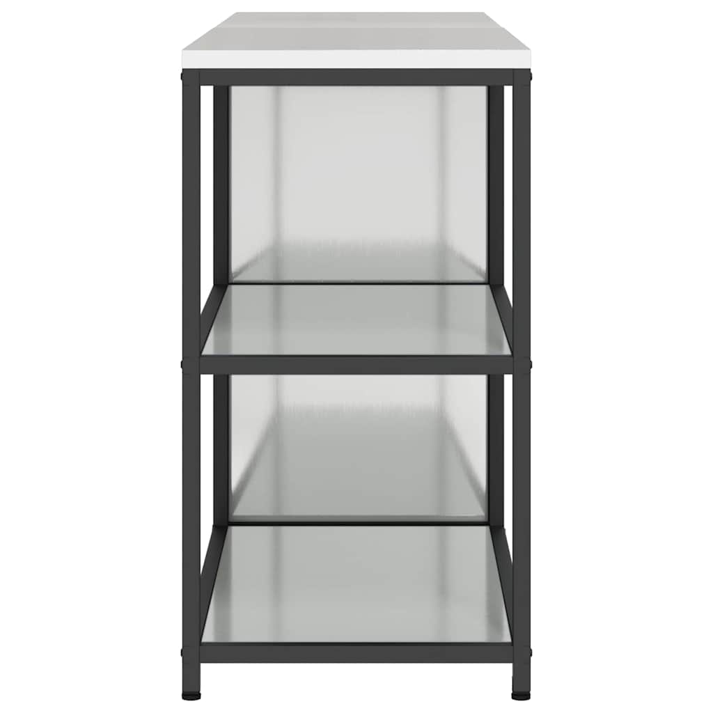 vidaXL Aufbewahrungsset für die Küche 2 pcs Silber Verzinkter Stahl