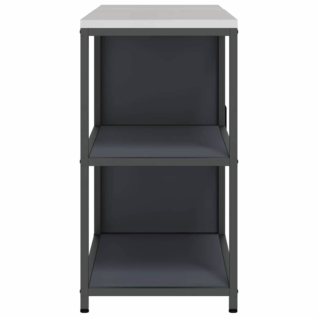 vidaXL Aufbewahrungsset für die Küche mit Regal 2 pcs Anthrazit