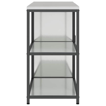 vidaXL Aufbewahrungsset für die Küche 2 pcs Silber Verzinkter Stahl