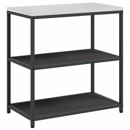 vidaXL Aufbewahrungsset für die Küche mit Regal mit Tür 3 pcs Schwarz