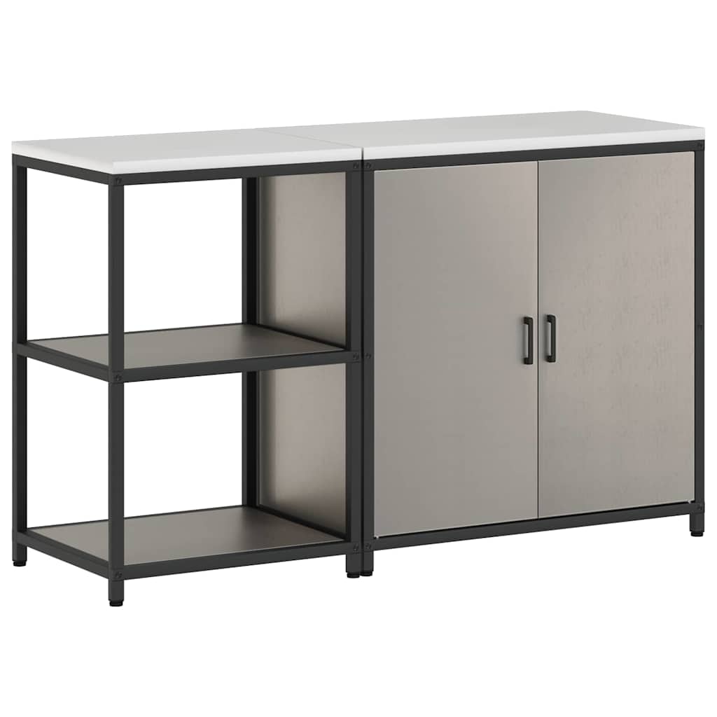 vidaXL Ensemble de rangement de cuisine 2 pcs Acier corten