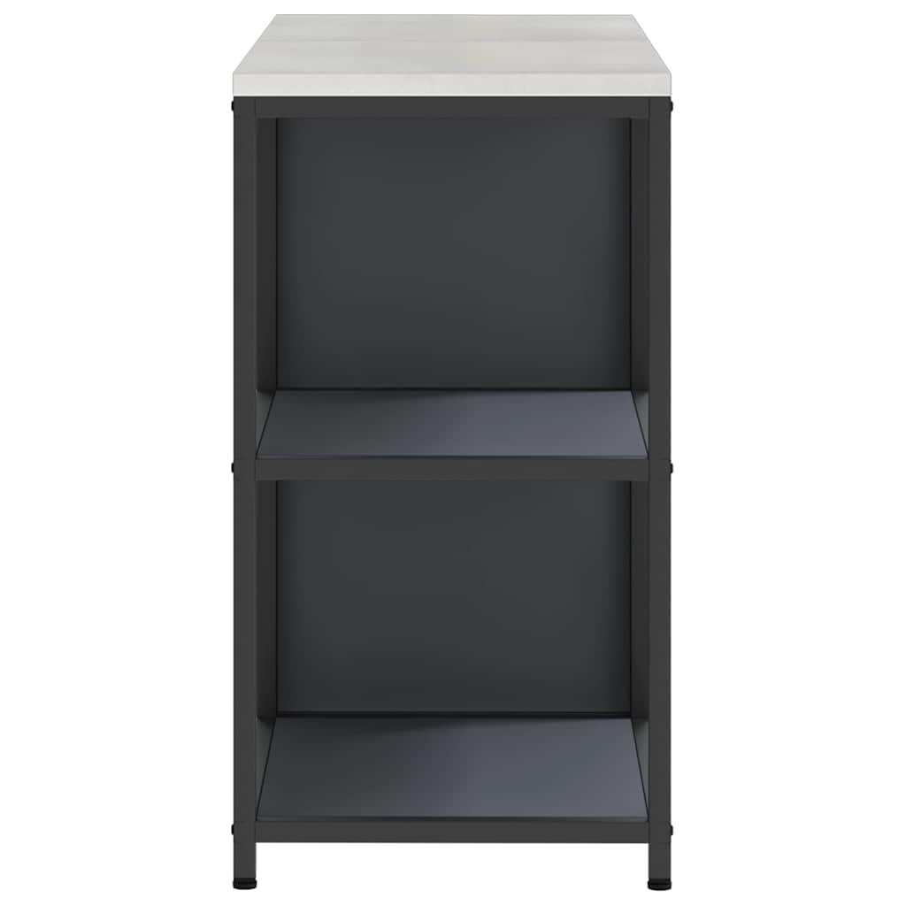 vidaXL Aufbewahrungsset für die Küche mit Regal 2 pcs Anthrazit