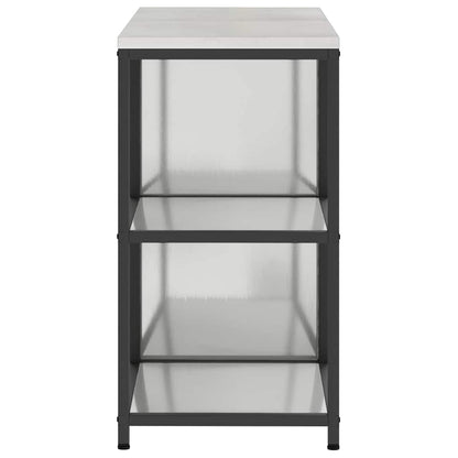 vidaXL Aufbewahrungsset für die Küche 2 pcs Silber Verzinkter Stahl