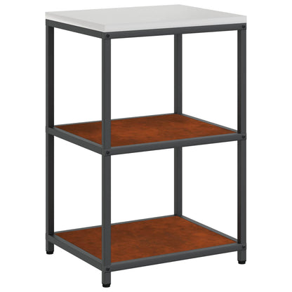 vidaXL Aufbewahrungsset für die Küche 3 pcs Rostig Wetterfeststahl