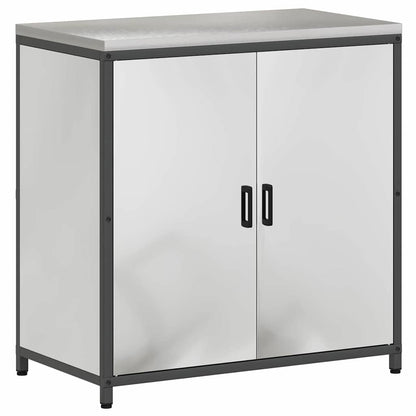vidaXL Aufbewahrungsset für die Küche 3 pcs Silber Verzinkter Stahl