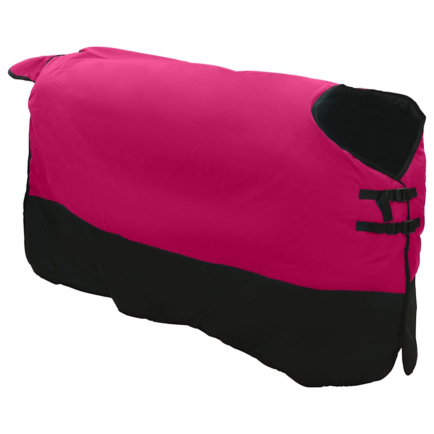 Pferdedecke Rosa und Schwarz 75 cm Polyester