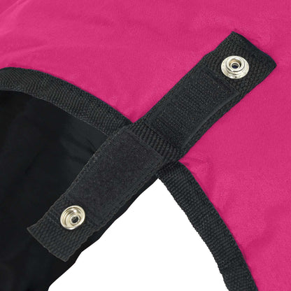 Pferdedecke Rosa und Schwarz 135 cm Polyester