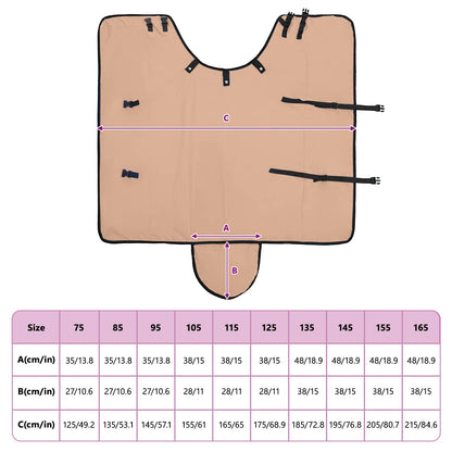 Pferdedecke Cappuccino 95 cm Polyester