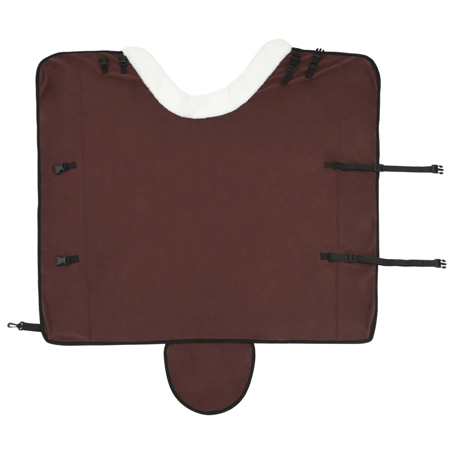 Pferdedecke Volles Dunkelbraun 125 cm Polarfleece