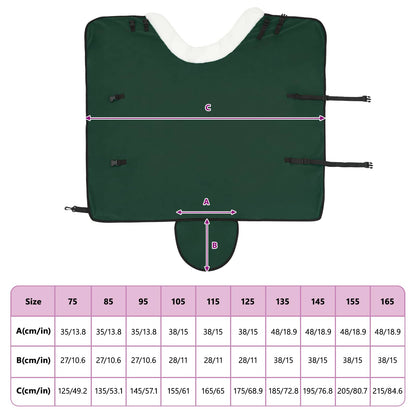 Pferdedecke Dunkelgrün 75 cm Polarfleece