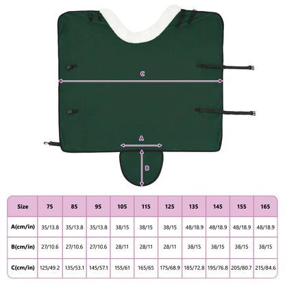 Pferdedecke Dunkelgrün 125 cm Polarfleece