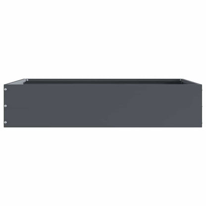 Raseneinfassung 6 pcs Anthrazit 60 x 60 x 13 cm Stahl