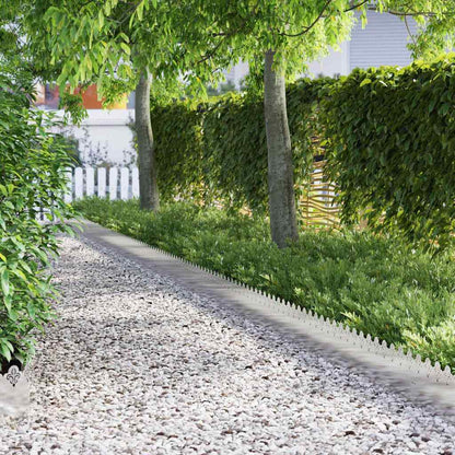 Rasenkanten 20 pcs Silber 103 x 0,05 x 22 cm Edelstahl