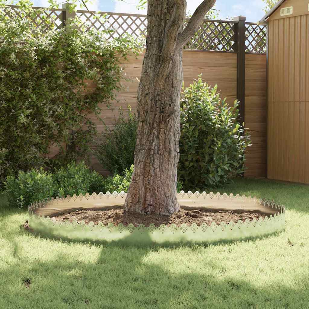 Rasenkanten 20 pcs Silber 103 x 0,05 x 22 cm Edelstahl