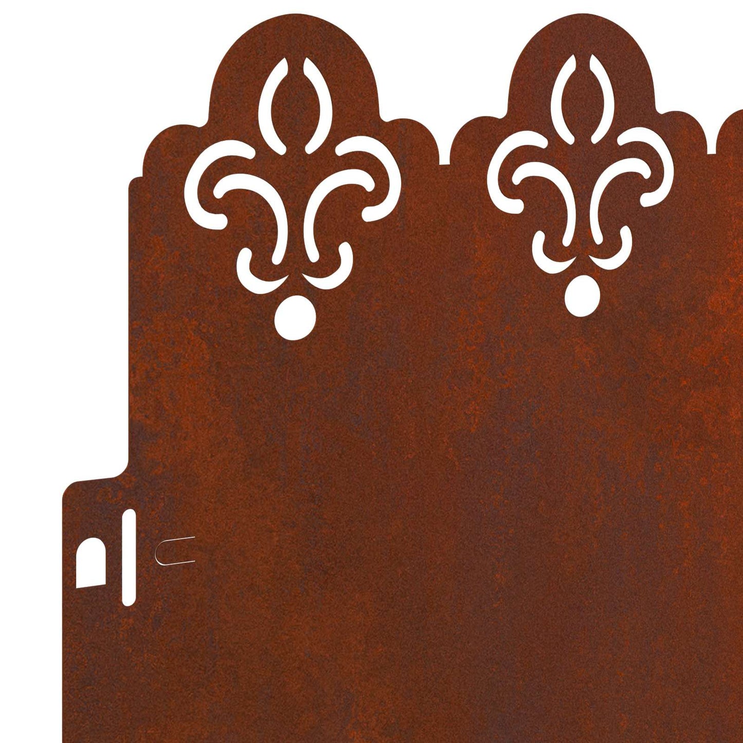 Rasenkanten 10 pcs Rostig 103 x 0,05 x 22 cm Wetterfeststahl