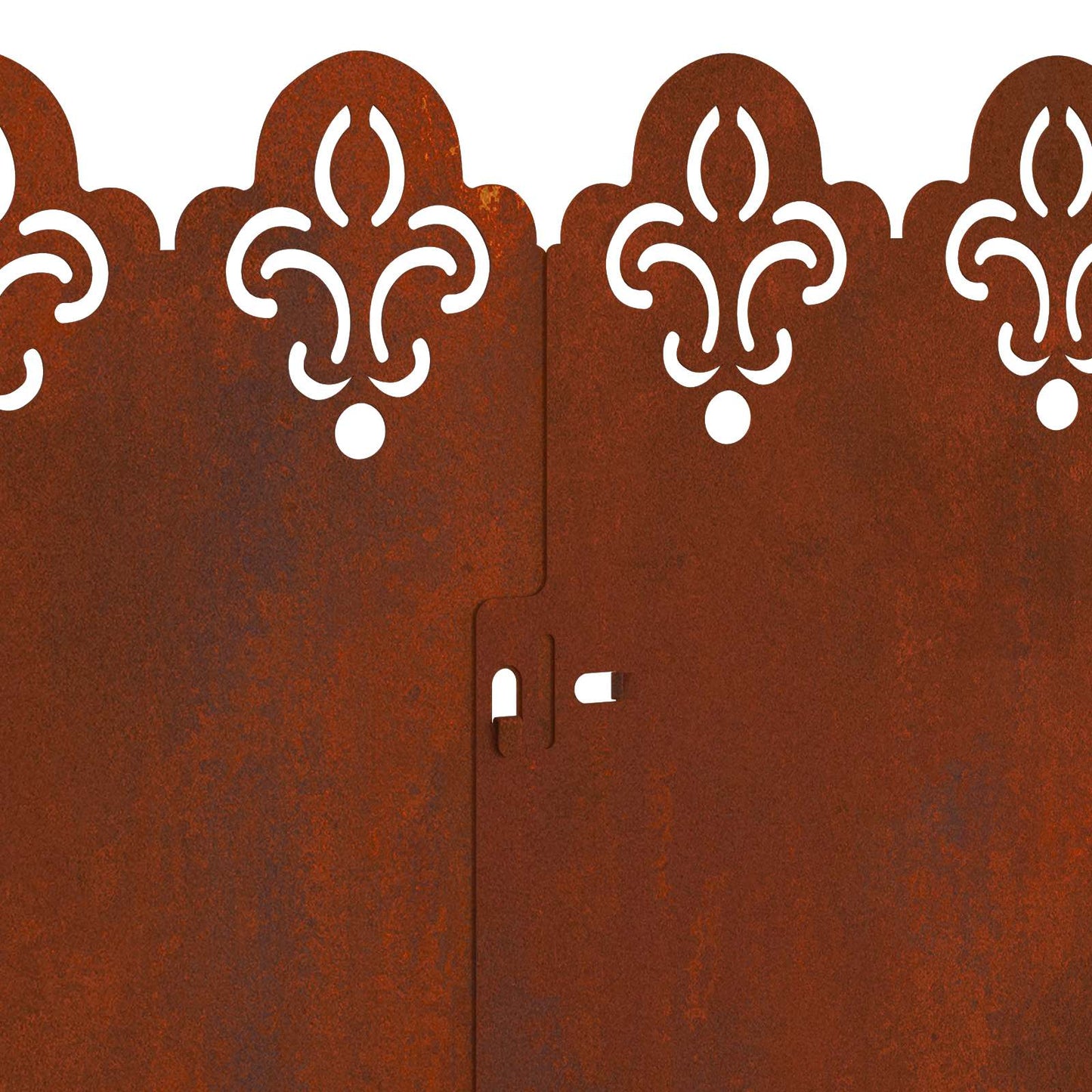 Rasenkanten 10 pcs Rostig 103 x 0,05 x 22 cm Wetterfeststahl