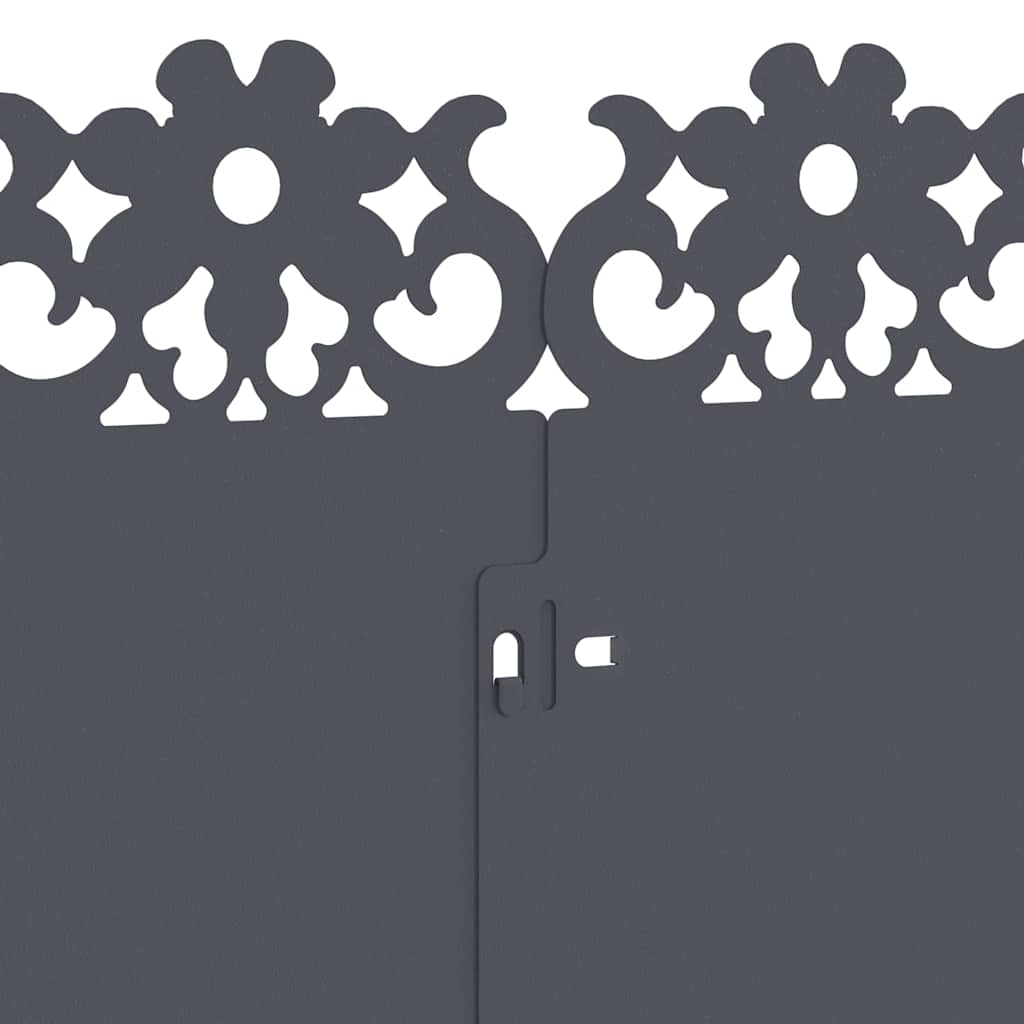 Rasenkanten 30 pcs Anthrazit 103 x 0,05 x 22 cm Stahl