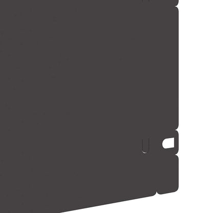 Rasenkanten 30 pcs Schwarz 103 x 0,05 x 22 cm Stahl