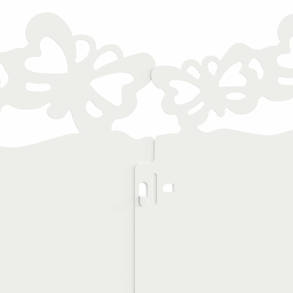 Rasenkanten 10 pcs Weiß 103 x 0,05 x 22 cm Stahl