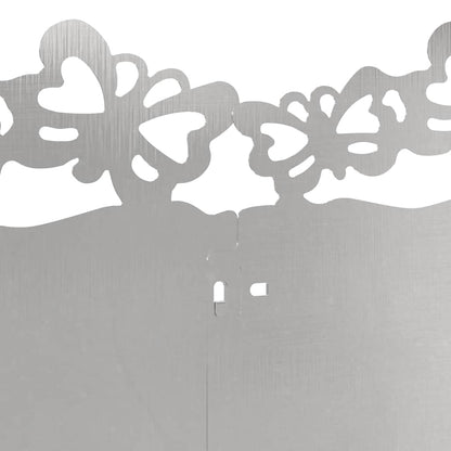 Rasenkanten 20 pcs Silber 103 x 0,05 x 22 cm Edelstahl