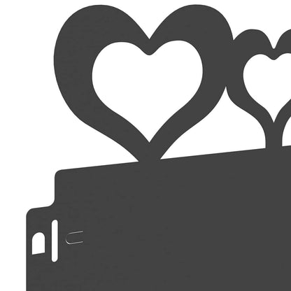 Rasenkanten 30 pcs Schwarz 103 x 0,05 x 22 cm Stahl