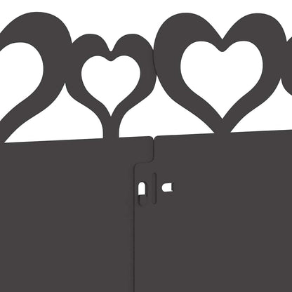 Rasenkanten 30 pcs Schwarz 103 x 0,05 x 22 cm Stahl