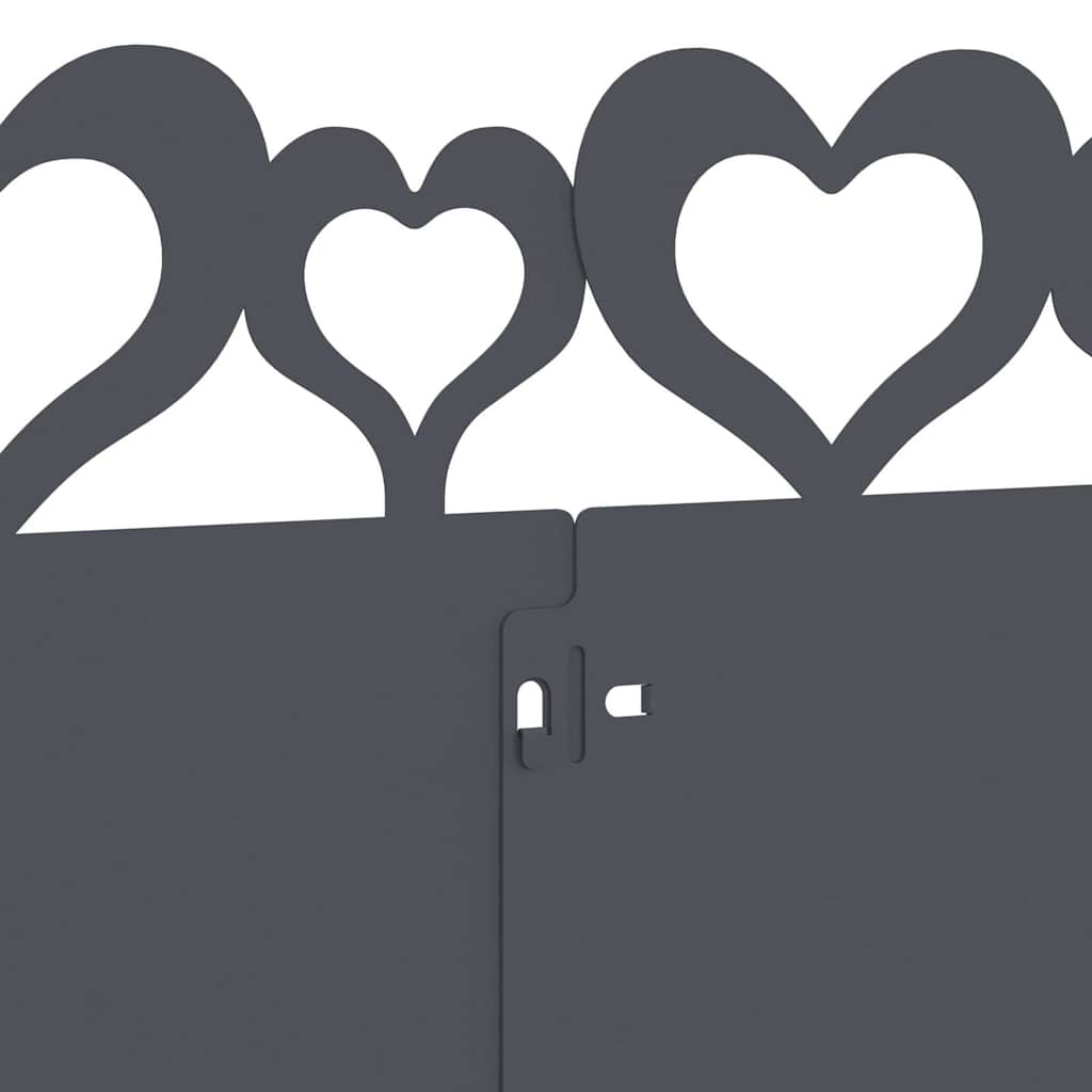 Rasenkanten 30 pcs Anthrazit 103 x 0,05 x 22 cm Stahl